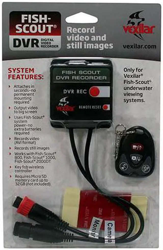 Alt view image 2 of 11 - Vexilar Portable DVR fr Fish Scout Camera Systems - DVR100