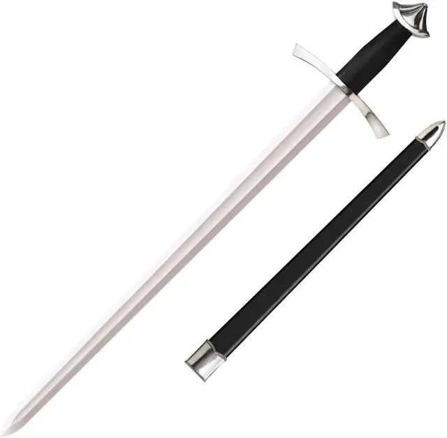 Alt view image 5 of 11 - Cold Steel Norman Sword With Leather Scabbard 88NOR
