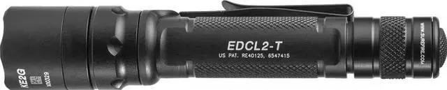 Alt view image 8 of 20 - SUREFIRE EDCL2-T Black Tactical Handheld Flashlight, CR123A, 1200/5lm