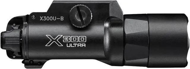 Alt view image 2 of 20 - Surefire Weapon Mounted Flashlight, LED, 600 lm, Blk   X300U-A