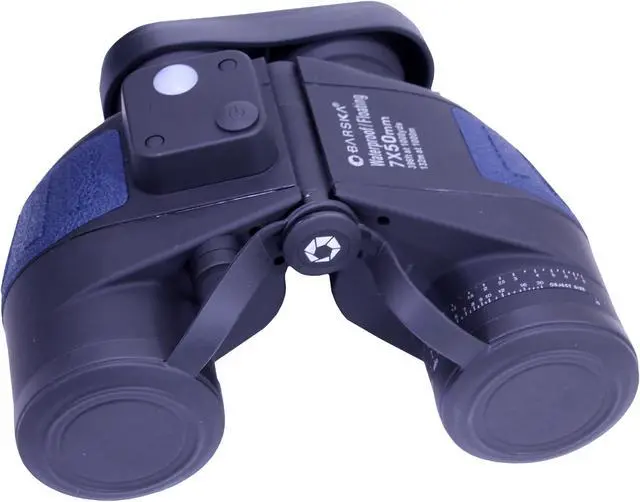 Alt view image 6 of 9 - BARSKA AB10798 Waterproof Marine Binoculars w/Built-In Rangefinding Reticle