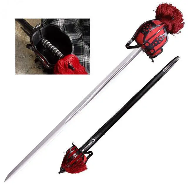 Alt view image 5 of 8 - COLDSTEEL 88SB COLD STEEL Scottish Broad Sword 31-1/2 Carbon Steel Blade