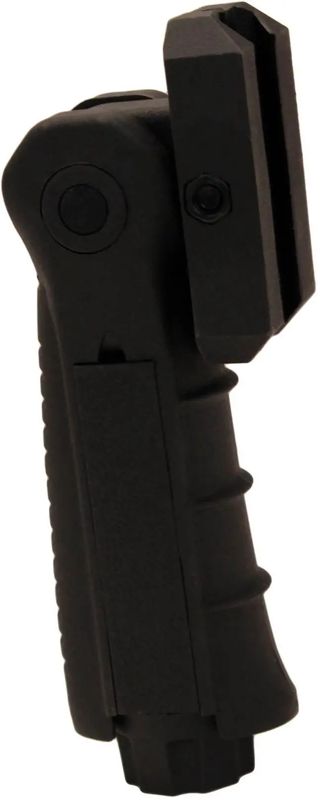 Alt view image 4 of 8 - UTG Ergonomic Ambidex 5 Pos Foldable Foregrip Black