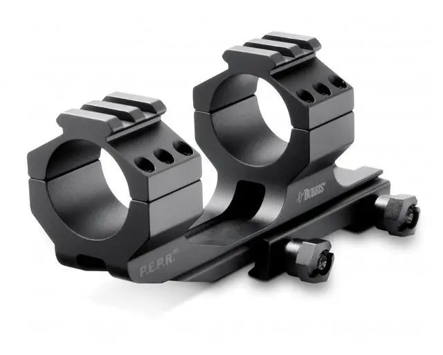 Alt view image 2 of 7 - Burris AR-PEPR Scope Mount 34mm w/Picatinny Tops, 20moa Riflescope, Matte