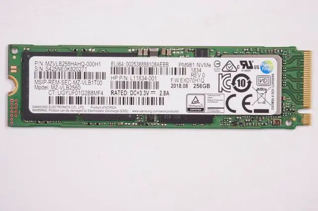 Main image of MZVLB256HAHQ Samsung 256gb Tlc Pci Express  ) M.2 2280 Internal Solid State Drive
