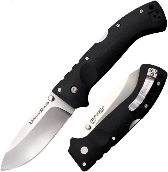 Alt view image 5 of 15 - COLD STEEL 30U COLD STEEL ULTIMATE HUNTER FOLDER 3.5 IN BLADE G-10 HANDLE