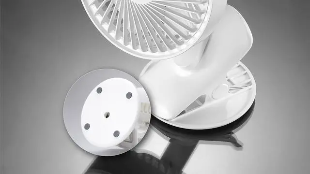 Alt view image 3 of 16 - myGEKOgear Cyclone Fan Wireless Clip Fan with LED Light