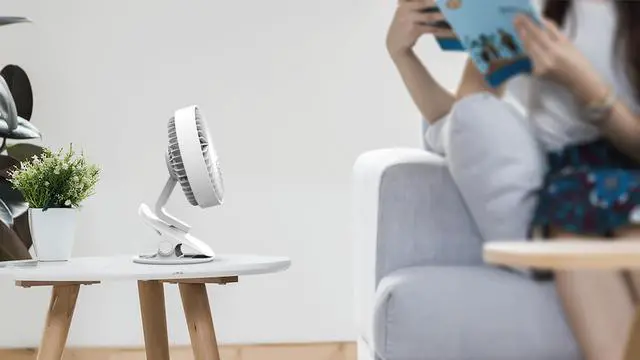 Alt view image 4 of 16 - myGEKOgear Cyclone Fan Wireless Clip Fan with LED Light