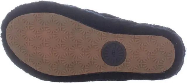 Alt view image 6 of 6 - UGG Australia Fluff Yeah Slide Sandals, Black, 6 US / 37 EU