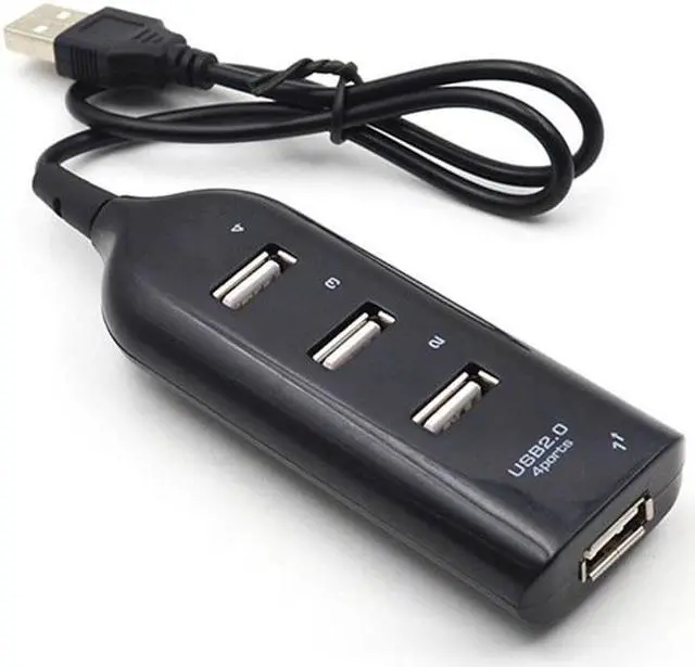 Alt view image 3 of 6 - High Speed Micro Mini 4 Port USB 1.1 Hub USB Port For Laptop PC Computer Laptop Peripherals Accessories