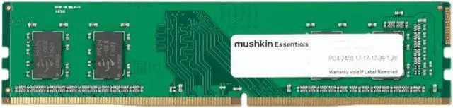 Alt view image 2 of 7 - Mushkin 8GB (1X8) Essentials DDR4 2666MHz PC4-21300 DIMM Desktop Memory Model MES4U266KF8G