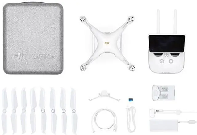 Alt view image 7 of 20 - DJI Phantom 4 PRO+ V2.0 Quadcopter Drone with 4K Professional Gimbal Camera, White(Screen Included)