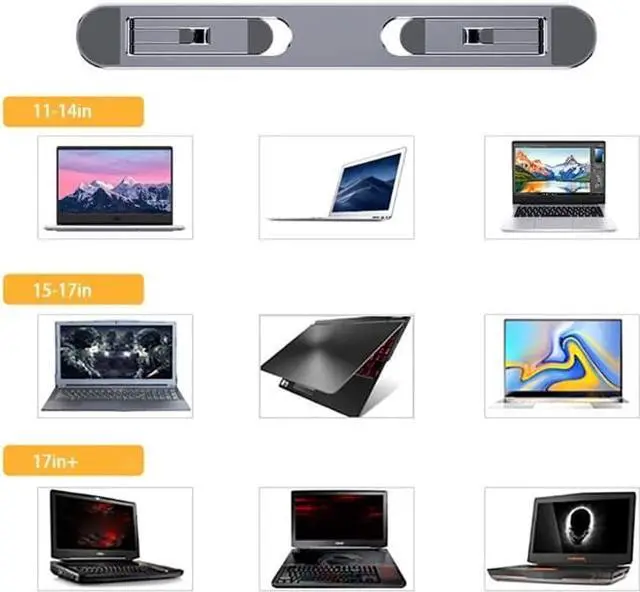 Alt view image 4 of 6 - Foldable Laptop Stand Adjustable Notebook Stand Portable Laptop Holder Tablet Stand Computer Support For MacBook Air Pro ipad