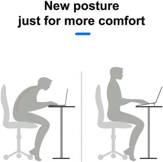 Alt view image 6 of 6 - Foldable Laptop Tablet Stand With Cooling Fan Heat Macbook Cooler Air Dissipation HP Pro Notebook Holder For Desktop Stand E0W9