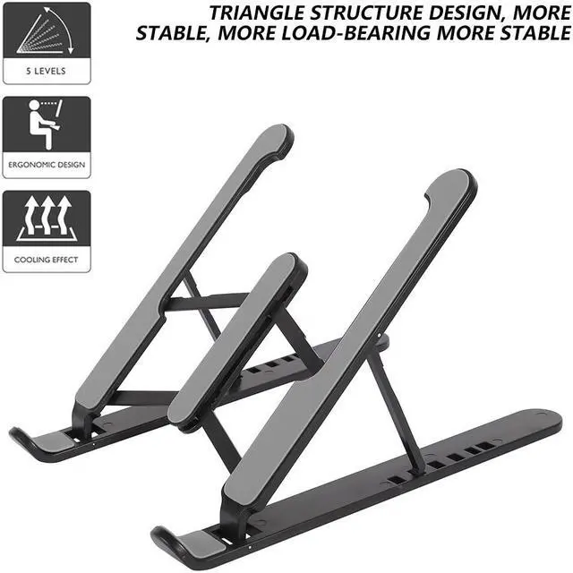 Main image of Laptop Holder Stands For Laptop Cooling Angle Adjustment Portable Stand For Computer Comfortable Height Table For Laptop Rack