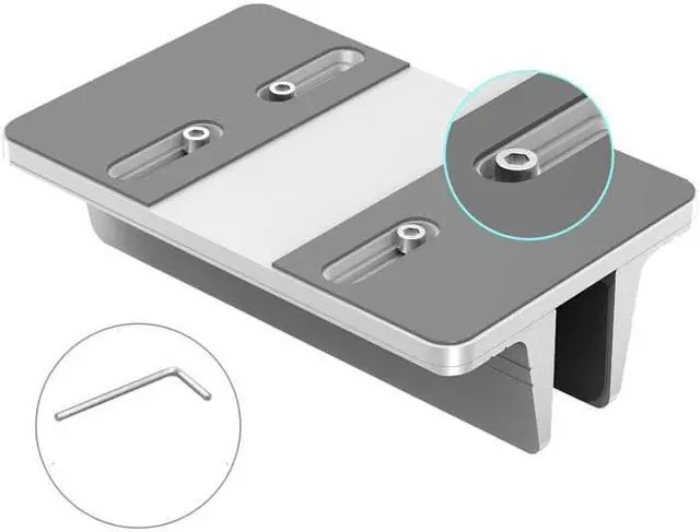 Alt view image 4 of 6 - Vertical Aluminum Alloy Laptop Stand for Air Pro Desktop Stand with Adjustable Base Size for Surface Chromebook Laptop I