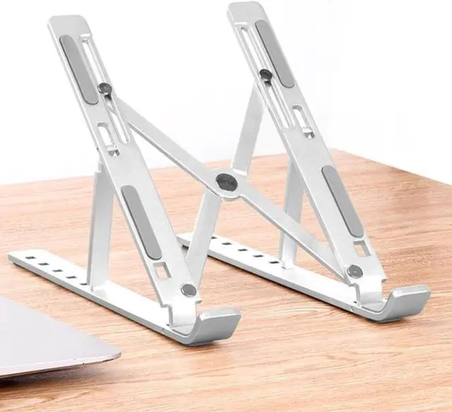 Main image of Portable Folding Laptop Stand Aluminum Alloy Adjustable Notebook Holder Desktop Laptop Cooling Support for 15.6inch MacBook/iMac