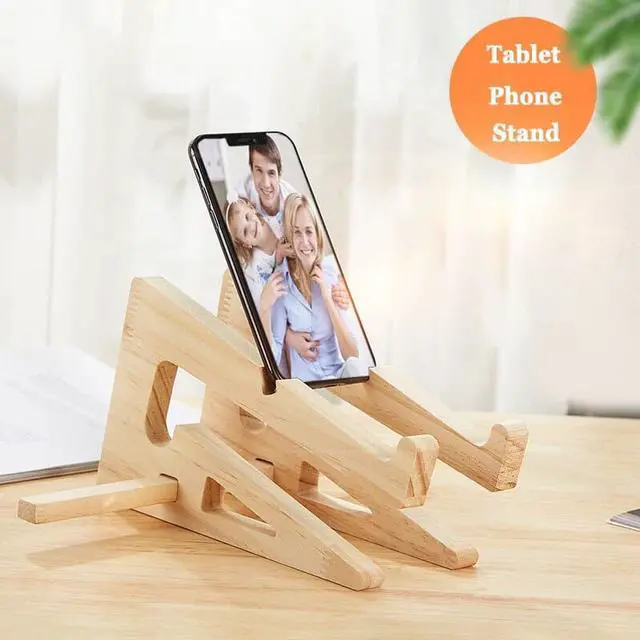 Alt view image 3 of 6 - YPAY Wood Laptop Stand Holder Increased Height Storage stand for Macbook 13 15 Inch Notebook Vertical Base Cooling Stand Mount