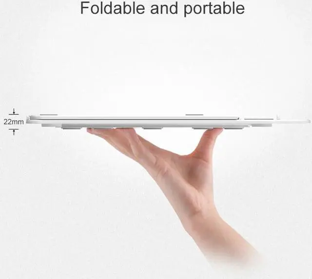 Alt view image 3 of 6 - Adjustable Laptop Stand Holder For Macbook Lenovo Notebook 360 Degree Rotating Bottom Bracket Folding Stand Laptop Cooling Pad