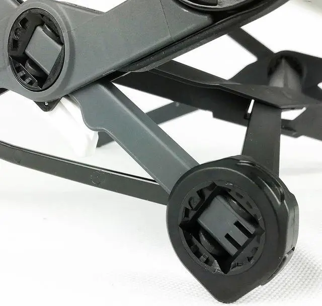 Alt view image 5 of 6 - Portable Laptop Stand Adjustable Foldable Holder Support Bracket Plastic Durable Laptop Stand for Laptop Notebook Tablet