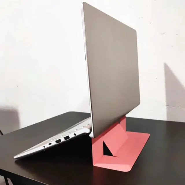 Main image of Adjustable Laptop Stand Laptop Pad Adhesive Invisible Stand Folding Bracket Portable Tablet Holder for iPad MacBook Laptop