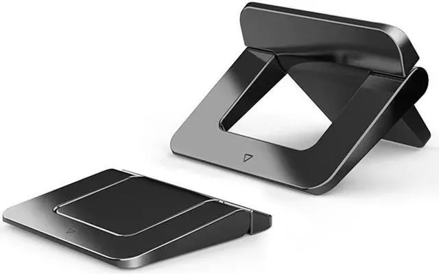 Alt view image 2 of 6 - 1 Pair Mini Portable Invisible Laptop Holder Adjustable Cooling Stand For Desk Notebook Stand Holder Notebook Bracket Holders