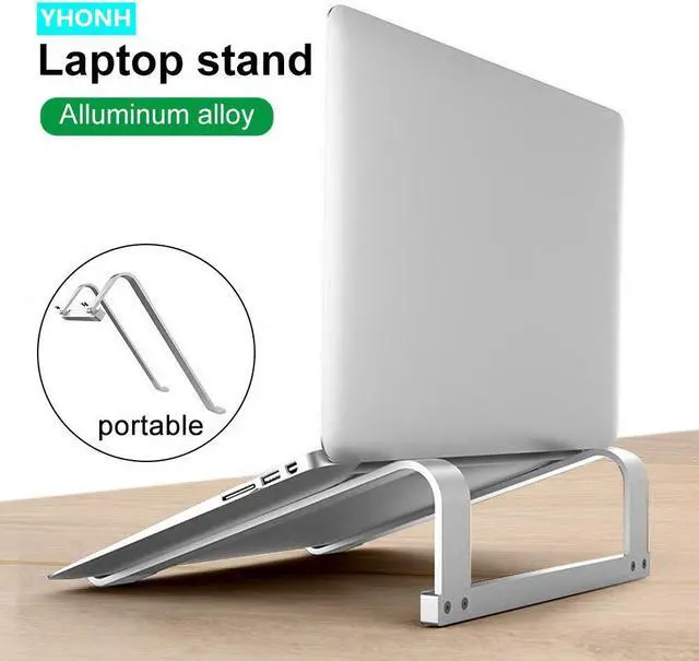 Main image of Aluminium Portable Laptop Stand Support Base Notebook Stand Holder For Macbook Pro Air HP Lapdesk Computer Cooling Bracket Riser