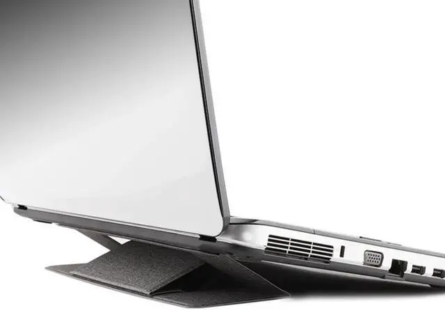Alt view image 4 of 6 - Universal Laptop Stand Holder Portable Ultra Thin Invisible Laptop Stand Support Adjustable Laptop