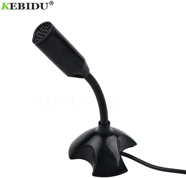 Alt view image 3 of 6 - KEBIDU USB Laptop Microphone Mini Studio Speech Microphone Stand 360 Adjust Mic With Holder For Mac Laptop Desktop PC