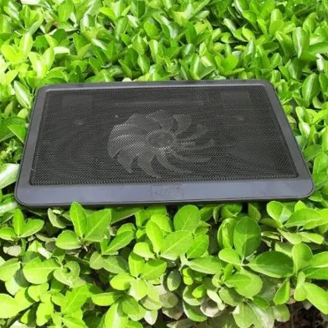 Alt view image 5 of 6 - 15.6inch Black Ultra Thin Laptop Cooling Pad Adjustable Stand Notebook Ventilation Fan USB Computer Bracket Cooler