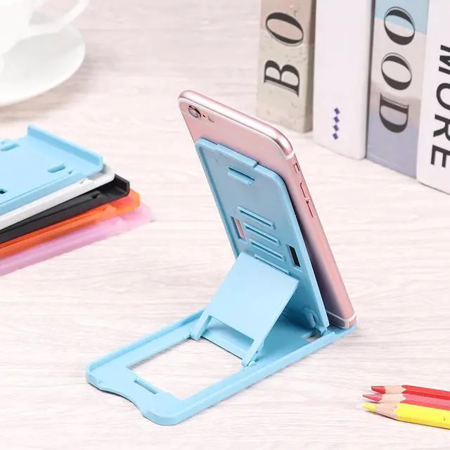 Alt view image 4 of 6 - Universal Portable Phone Stand Tablet PC Bracket Five grade Adjustable Bracket Foldable Multicolor Learning Tool Phone Accessory
