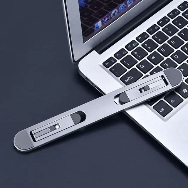 Alt view image 2 of 6 - Foldable Laptop Stand Adjustable Notebook Stand Portable Laptop Holder Tablet Stand Computer Support For MacBook Air Pro ipad