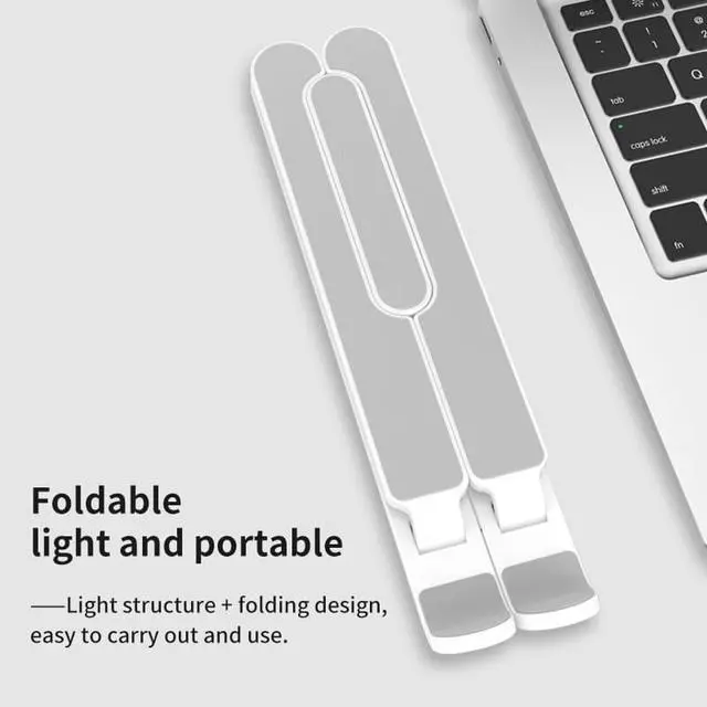 Alt view image 3 of 6 - Portable Laptop Stand For Macbook Pro Lapdesk Computer Laptop Holder Cooling Bracket Riser Foldable Support Base Notebook Stand