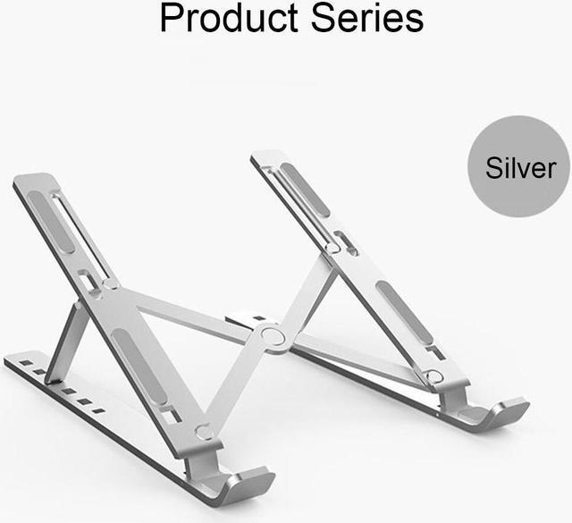 Alt view image 4 of 6 - Adjustable Foldable Laptop Stand Non slip Desktop Notebook Holder Laptop Stand For Macbook For iPad For DELL For HP