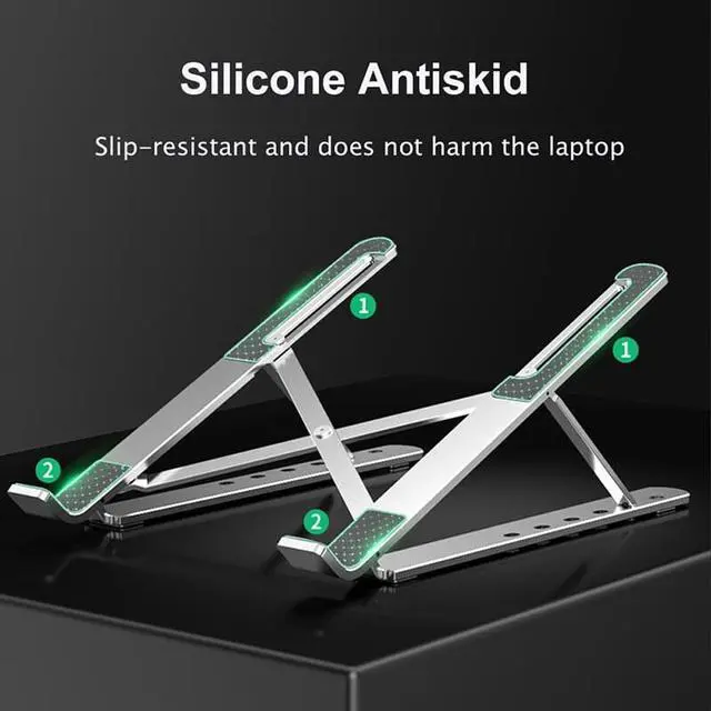 Main image of New Laptop Stand for MacBook Pro Air Notebook Foldable Aluminium Alloy Laptop Holder Bracket Laptop Holder for Notebook