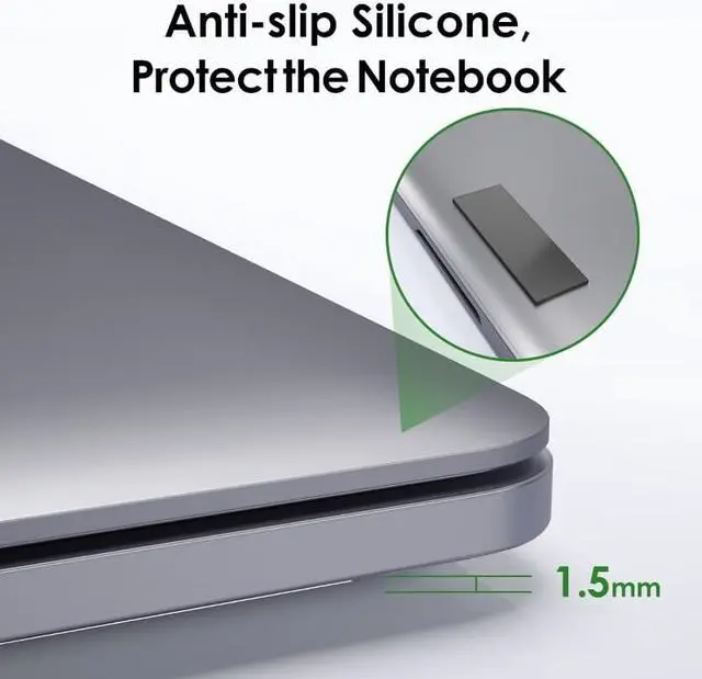 Alt view image 3 of 6 - Laptop Holder Stand For MacBook Pro Mini Portable Universal Holder Cooling Pad Notebook Bracket For Laptop Macbook Air