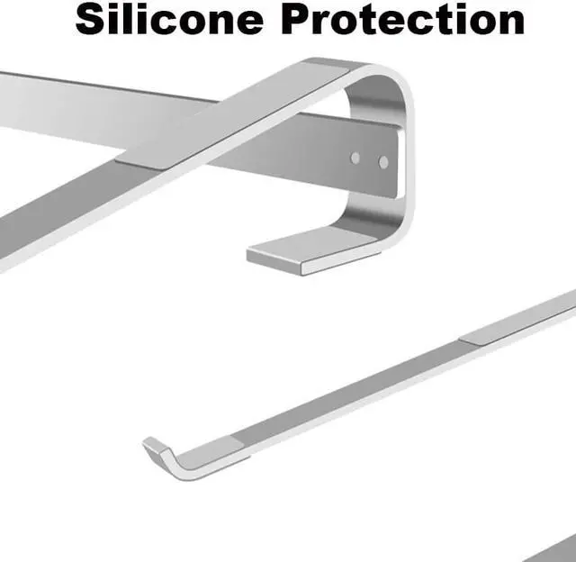 Alt view image 6 of 6 - Aluminum Laptop Stand Notebook Support Holder For Huawei Xiaomi Chromebook Macbook Pro HP Dell Asus Computer Bracket Accessories