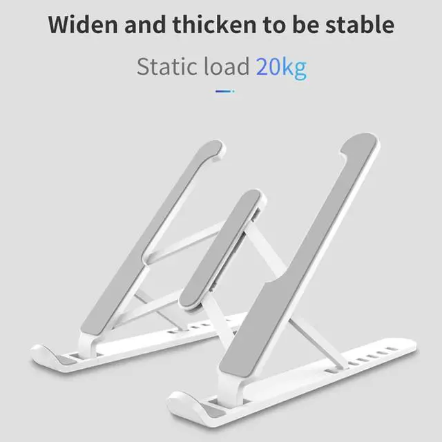Alt view image 5 of 6 - 11-15.6inch Laptop Stand Foldable Notebook Stand Holder For Macbook Pro Air DELL HP Lapdesk PC Computer Cooling Bracket