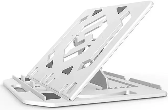 Alt view image 6 of 6 - Elevation Laptop Stand With Phone Stand 11-17 Inch Cooling Rack Adjustable Non Slip Desktop Stand Foldable For Macbook Xiaomi