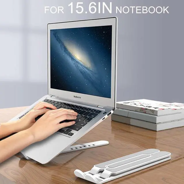 Alt view image 4 of 6 - Laptop Stand for MacBook Pro Notebook Stand Foldable Aluminium Alloy Tablet Stand Bracket Laptop Holder for Notebook for 15.6"