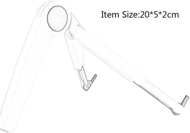 Alt view image 4 of 6 - Folding Laptop Holder Pc Stand With Stretching Legs And Adjusting Angles For 11~16 Inch Computer Notebook Portable Lap Desk