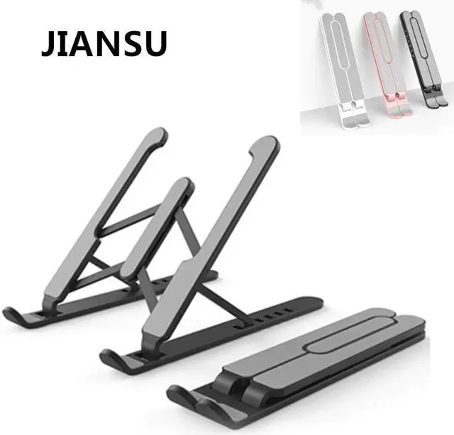 Main image of Portable Adjustable ABS aluminum alloy Laptop Stand Foldable Support Notebook Stand For Macbook Lapdesk Computer Laptop Holder