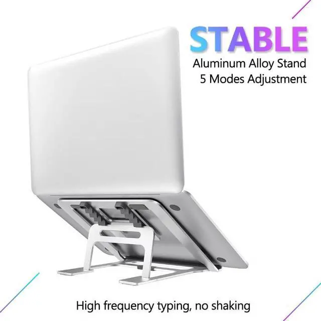 Alt view image 2 of 6 - Laptop Stand Adjustable Notebook Stand Portable Laptop Holder Tablet Stand Computer Support For MacBook Air Pro ipad