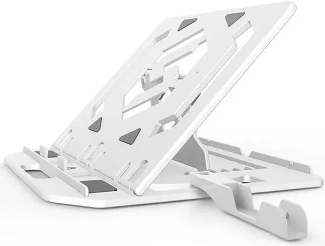 Alt view image 3 of 6 - Height Adjustment Laptop Stand For Macbook Pro Notebook Support 360 Degree Rotating Bottom Computer Stand Riser Cooling Pad