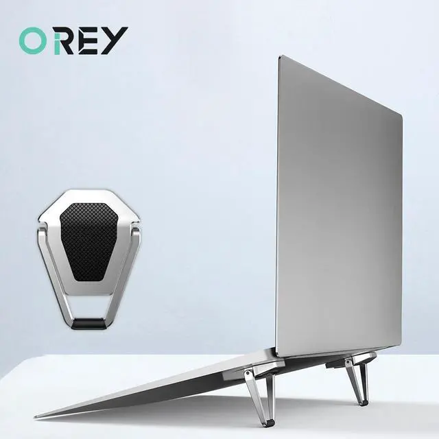 Main image of Portable Laptop Stand Aluminum Cooling Pad For MacBook Pro Mini Foldable Laptop Holder Support Notebook Stand Riser Accessories