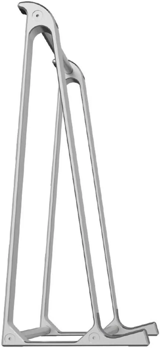 Alt view image 2 of 6 - 2 in 1 Desktop Laptop Stand Aluminum Vertical Laptop Stand Home Office Notebook Cooling Holder for MacBook Air Pro
