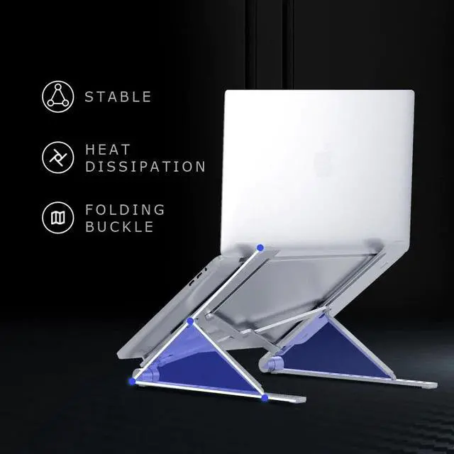Main image of Laptop Cooling Stand Adjustable Foldable Aluminum Desktop Notebook Holder Desk Stand For 7-15 inch Macbook Pro Air