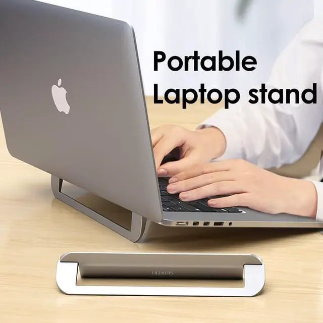 Alt view image 5 of 6 - Laptop Holder Stand For MacBook Pro Mini Portable Universal Holder Cooling Pad Notebook Bracket For Laptop Macbook Air