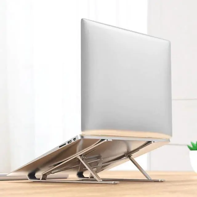 Alt view image 3 of 6 - Portable Laptop Stand Holder For Macbook Air Pro Aluminum Alloy Notebook Support Holder PC Computer Stand Cooling Bracket