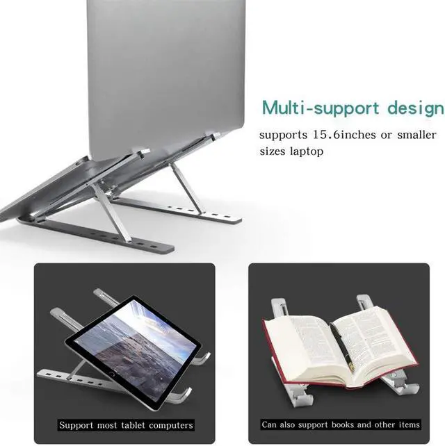 Main image of Non slip Desktop Notebook Holder Adjustable Foldable Laptop Stand Laptop Stand For Macbook For iPad For DELL For HP